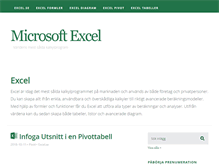 Tablet Screenshot of excel.se