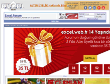 Tablet Screenshot of excel.web.tr