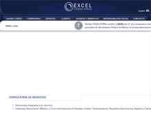 Tablet Screenshot of excel.com.mx