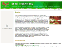 Tablet Screenshot of excel.com.hk